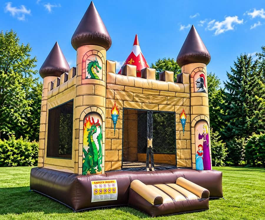 Wizard's Castle themed bounce house
